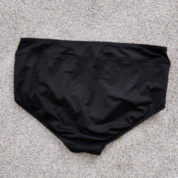 Land's End Women's Black Bikini Brief 18W - Picture 2 of 5